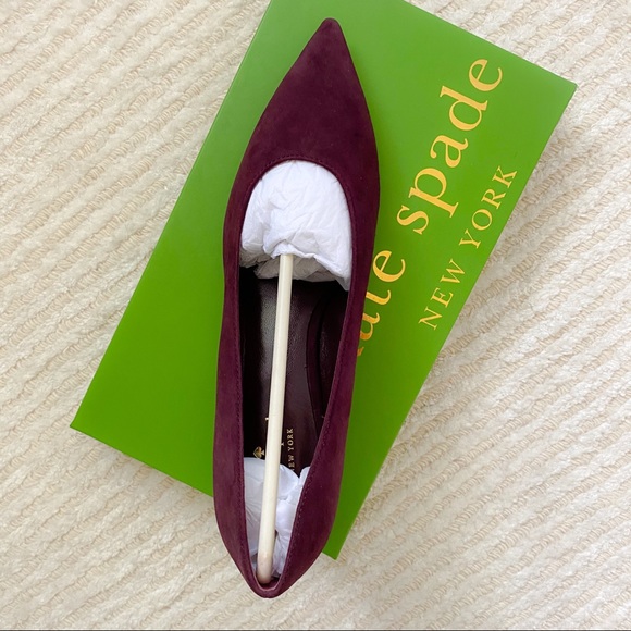 NWT Kate Spade Dale suede pumps - Picture 11 of 14